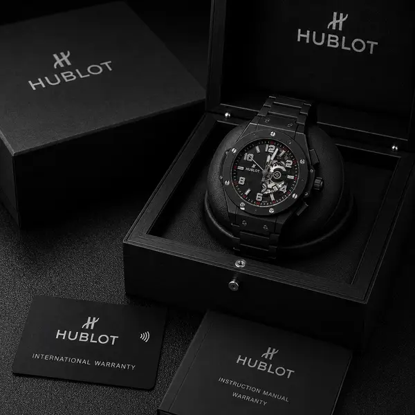 Hublot Fusion Black Skeleton Watch