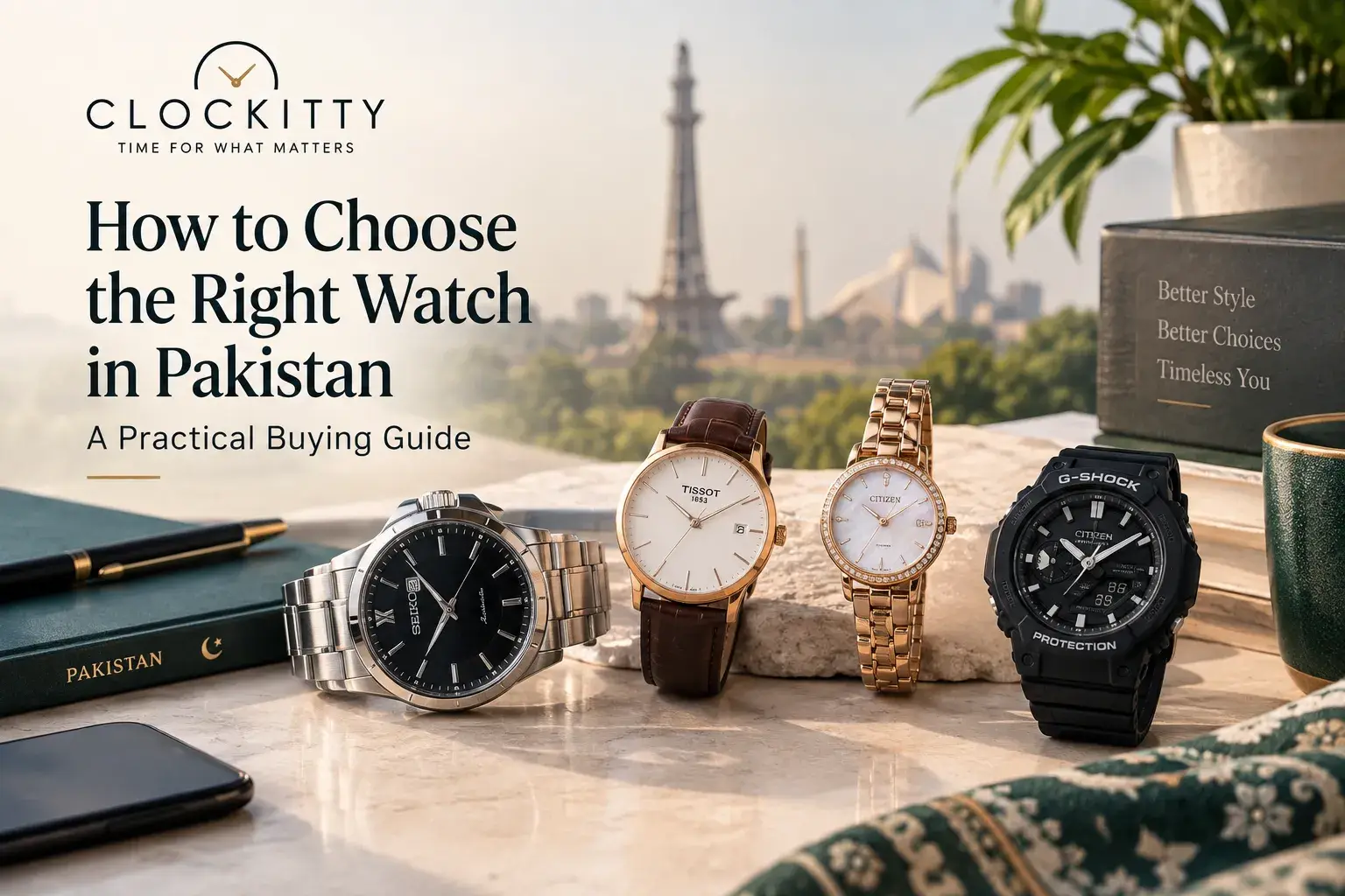 How to choose the right watch in Pakistan - Clockitty watch buying guide
