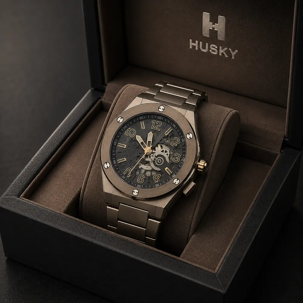 HUSKY Titan Skeleton Men's Watch
