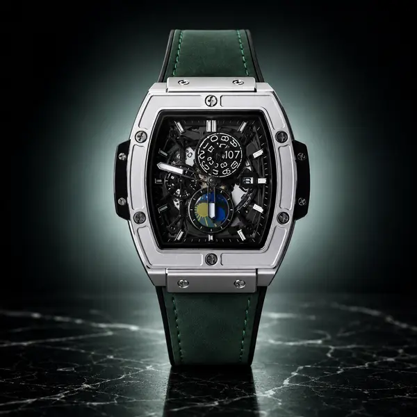 HB Imperial Skeleton Automatic – Blue Edition