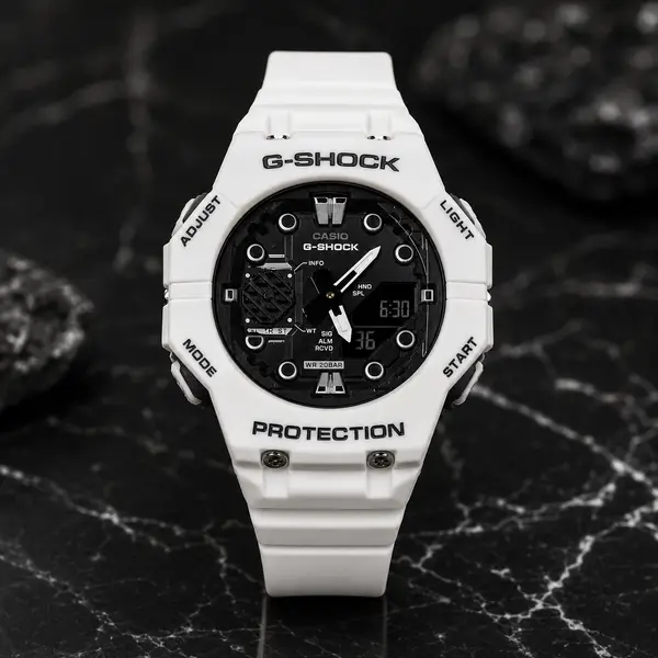 Casio G-Shock Rainbow Index White Resin Analog-Digital Watch