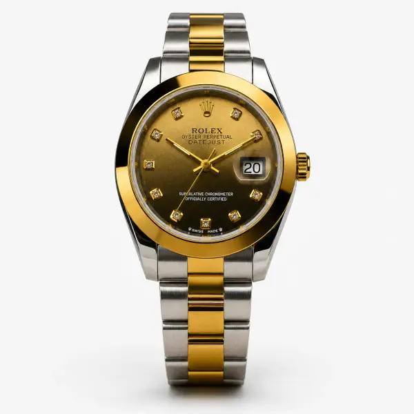 Rolex Datejust Two-Tone Diamond Dial Watch