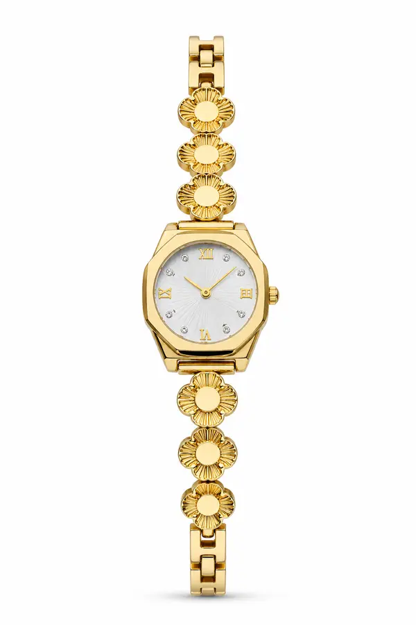 Clockitty Fleur Royale Gold