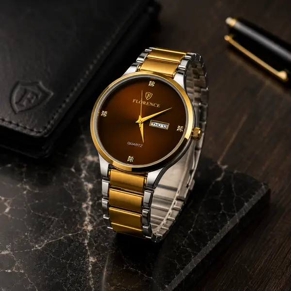 Florence Prestige Dual Tone Quartz Watch