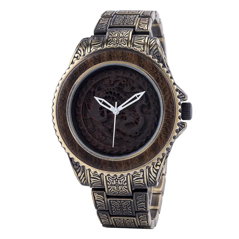 Wooden Watch Quartz Decoration