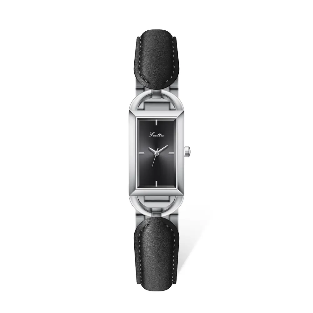 New Square Leather Belt Bracelet Watch