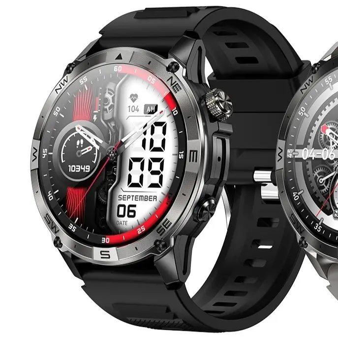 Multifunctional Altitude Pressure Compass Heart Rate Blood Oxygen Sports Waterproof GPS Smart Watch