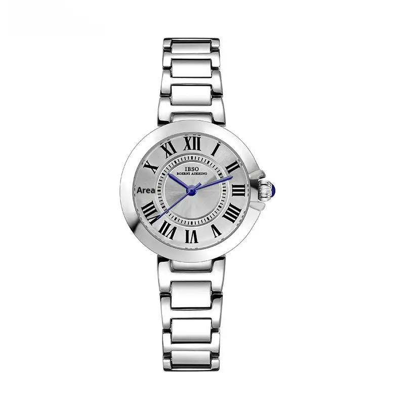 Women's Roman Numeral Steel Band Wristwatch