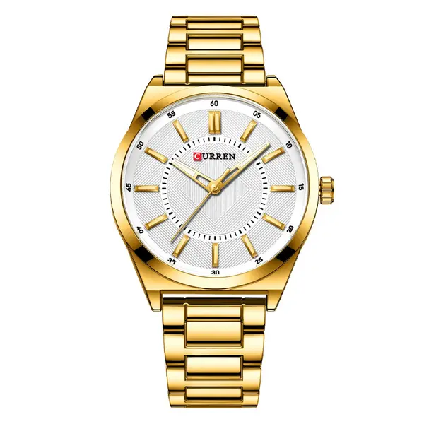 Mens Simple Business Waterproof Bar-Clasp Watch